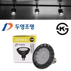 두영 LED PAR30 파30 램프 전구 15W 집중형 주백색