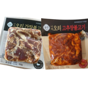 올반 바짝오리불고기 고추장맛 200g 일곱팩 + 간장맛 200g 네팩 총열한팩, 11개