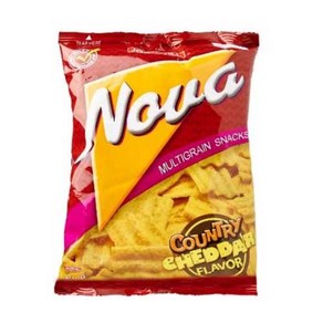 Nova chips country cheddar flavor 노바 멀티그레인 스낵 체다 치즈맛