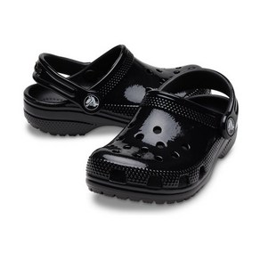 크록스키즈 CROCS 키즈 CLASSIC HIGH SHINE CLOG K BK 클래식 하이 샤인 클로그