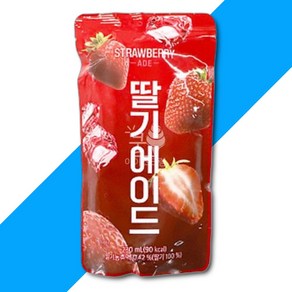 딸기에이드 230ml 1개 에이드 딸기에이드 과즙음료 파우치음료