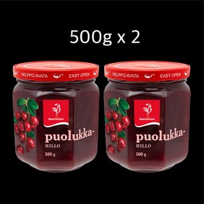 핀란드 Saaioinen 링곤베리잼 500g x 2개 현지배송