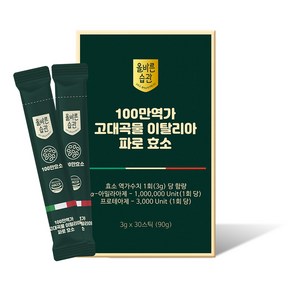 올바른습관 100만역가 이탈리아 파로 곡물효소 스틱 3gx30포, 1박스, 90g