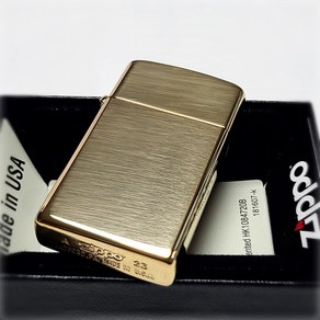 지포라이터 SLIM BRASS WO/SB (슬림형 유광 1654B) 지포라이타 지포 지프라이터 지퍼라이터 zippo