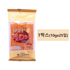 놀부명과 꿀밤맛쫀디기 110g x 25봉 1박스, 25개