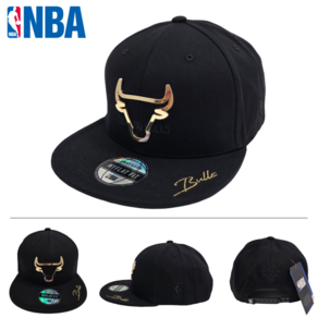 [백화점 정품] NBA 스냅백 모자 시카고불스 블랙 HD324