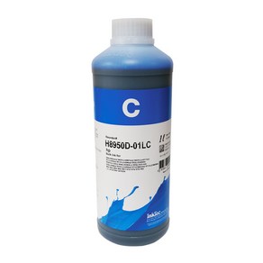 잉크테크 HP H6088 검정안료 H8950D 컬러염료 무한 리필잉크 1000ml, 파랑(C) 염료 1000ml, 1개