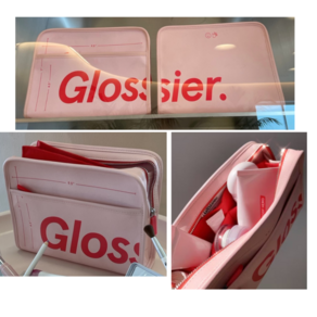 미국 엘에이 직구 글로시에 더 뷰티 백 메이크업 화장품 파우치 백 Glossier The Beauty Bag