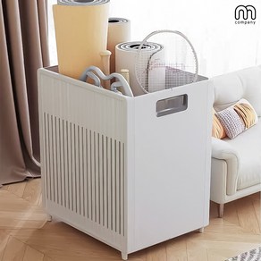 M컴퍼니 접이식 헬스용품 정리대 요가매트 운동기구 정리함 수납장 심플 화이트 [F290-W15p], 33*26*44, 1개