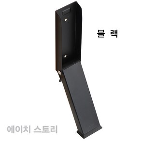 에이치 스토리 인테리어 타공/무타공 현관문 자석 도어스토퍼 블랙, 1개