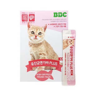 비비씨 강아지 고양이 유산균앤 가바 장 영양제 30포 2g 1개월 수의사개발 프로바이오틱스 황금변 장건강 변비 영양제, 1팩