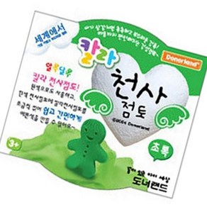 도너랜드 4000 칼라천사점토 초록색30G, 1개