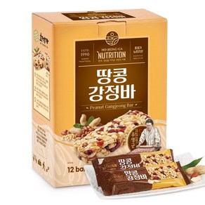 호정가 땅콩강정바 / 고소하고 담백한 땅콩견과바, 1개, 480g