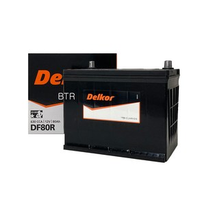 델코 DF80R 자동차 배터리 밧데리 최신 새제품 정품 코란도 싼타모 쏘나타 그랜져, 공구X+동일용량반납, 1개