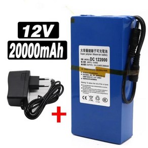 리튬 이온 충전식 배터리 대용량 AC 전원 충전기 4 가지 트래픽 개발 DC 12V 3000-20000 mah 신제품, 1개입, 1개