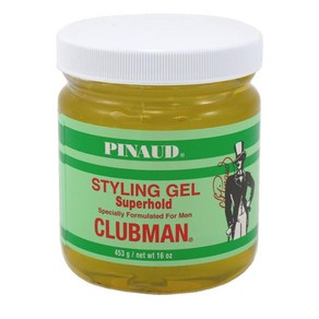 클럽맨 슈퍼홀드 스타일링 젤 453g 1팩 Clubman Supehold Styling Gel 16 oz, 1개