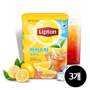 [트윈스몰] 립톤 아이스티 레몬맛 770g, 1개입, 3개