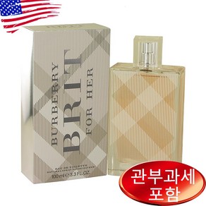 버버리 브릿 우먼 오드뚜왈렛 100ml, 1개