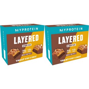 Mypotein 마이프로틴 레이어드 프로틴바 초콜릿 피넛 프레첼, 2개