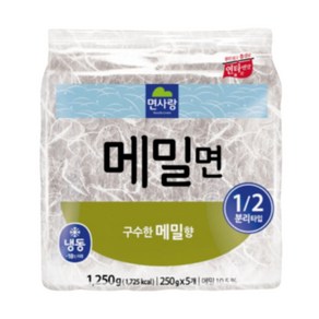 면사랑 냉동 메밀면 1.25kg (250gX5개) 8개 냉모밀 소바 국수