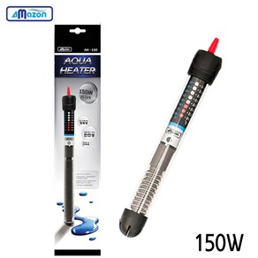 아마존 히터 150w(열대어 수족관용 자동온도조절), 1개