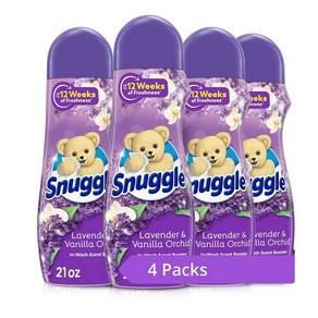 Snuggle In Wash Scent Booste 블루 스파클 595.3g21온스 4개 팩 173761, Lavende