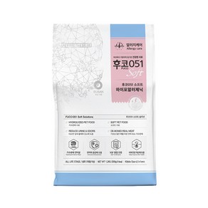 후코051 강아지 소프트 사료 하이포 알러제닉, 1개, 1.2kg, 연어