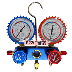R22 o R410 더블 매니폴드게이지 (고급형), R22 더블 게이지, 1개