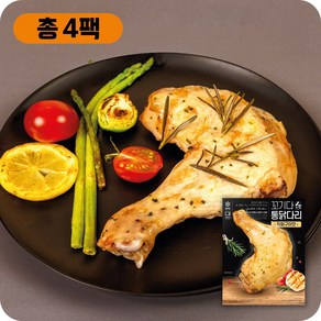 꼬기다 오븐 통닭다리 직화구이맛, 4개, 170g