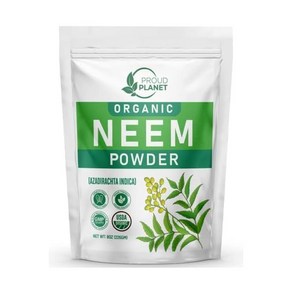 Oganic Neem Leaf Powde fo Skin Hai and Blood 8oz (226g)  Azadiachta Indica  USDA Cetified b, 1개, 226g