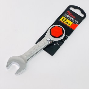 세신 스터비 기어 라쳇 렌치 숏 스패너 깔깔이 17mm, 17mm(스터비), 1개