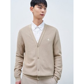 매장정품 BEANPOLE MEN 실크 블렌드 베이직 카디건 베이지 BC415AC03A 496451