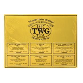 TWG 티 TWG Tea 티더블유지 티테이스터 어라운더글로브 EMPIRE (30티백) - DHL 특송 싱가폴직배송, Tea Taste 컬렉션, 1개, 2g, 30개입