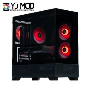 14600KF RTX 4070 SUPER 블랙 게이밍 컴퓨터 GY115B QHD 배그 170 POE2 150 검은신화오공 140, 1TB, 32GB, Fee DOS