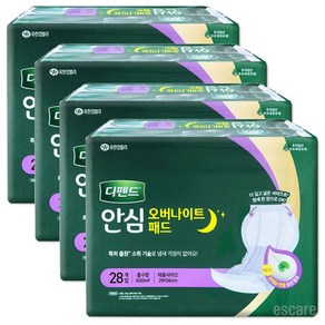 디펜드 라운드형 속기저귀 안심장시간용 성인용기저귀, 4개, 28매, FREE(onesize)