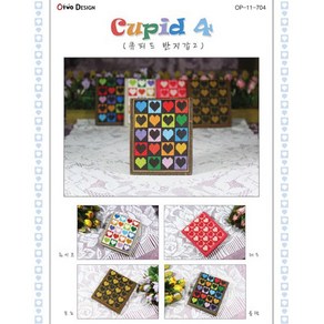 십자수 지갑/명함/카드지갑 패키지 상품, W14.큐피드4반지갑(2)(레드), 1개