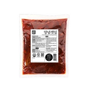[본사직영/한성기업] 양념깻잎 1kg, 1개