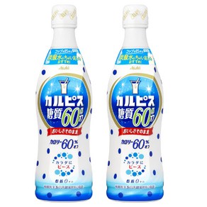 아사히 칼피스 원액 칼로리 60% 오프, 2개, 470ml