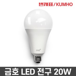 금호전기 LED 번개표 20W 전구 e26