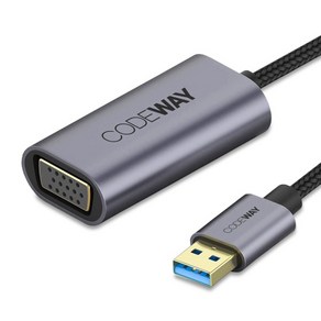 코드웨이 USB 3.0 to VGA RGB 변환 컨버터 15cm, 1개, LA6141