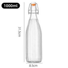 유리물병 서진이네 뚜껑있는 유리병 500ml