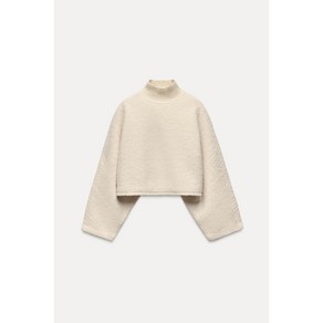 ZARA 자라 부클 리브드 스웨터