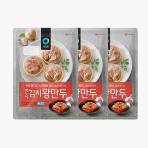 청정원 민속 김치왕만두 770g 3개