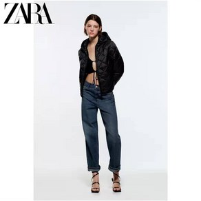 ZARA 자라 퀼팅 후드 점퍼