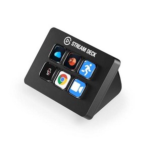 라이브 콘텐츠 컨트롤러Elgato Stream Deck Mini - 라이브 콘텐츠 제작 컨트롤러 6개의 맞춤형 LCD 키 윈도우 10 및 맥OS 10.11 이상용