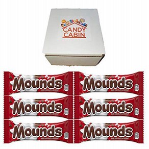 MOUNDS Dak Chocolate and Coconut 1.75 Oz Candy Ba MOUNDS 다크 초콜릿 및 코코넛 1.75온스 캔디 바 여러 팩 상자 제조사 CAND, 6개, 49g