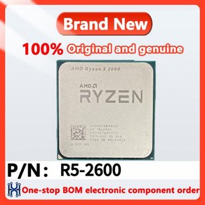 AMD Ryzen 5 2600 R5 2600 3.4GHz 6 코어 12 코어 65W AM4 로트 당 1 개