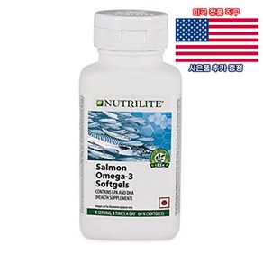 Amway Nutrilite 살몬 오메가3 소프트젤 60정 암웨이 뉴트리라이트 Omega-3 미국 직구 사은품 추가증정