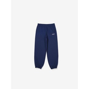 [FILA 본사공식] 자수로고 면혼방 조거팬츠 (FS2FPF3105X_NAY)