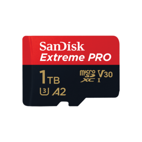 SanDisk 익스트림 프로 마이크로SD 1TB + SD어댑터, 1개